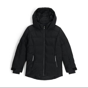 Black Hooded Puffer Jacket